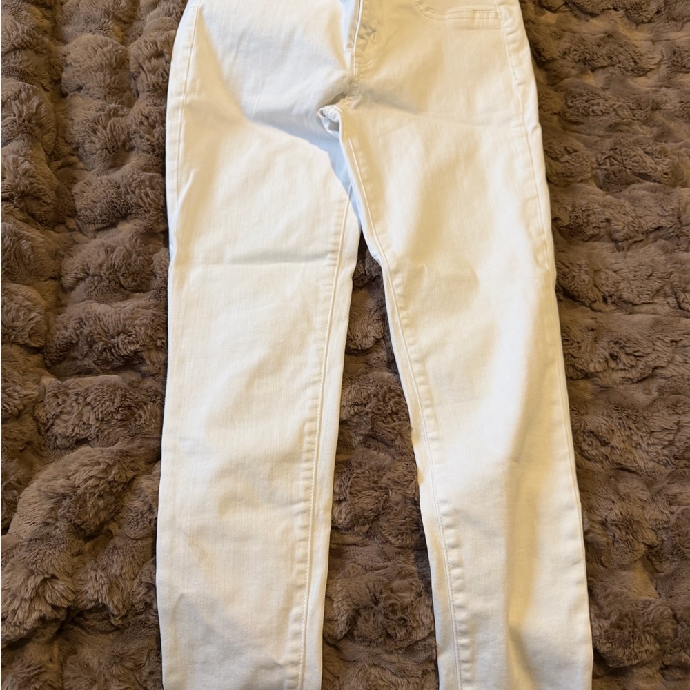American Eagle Outfitters Women's Cream Skinny Jeans
